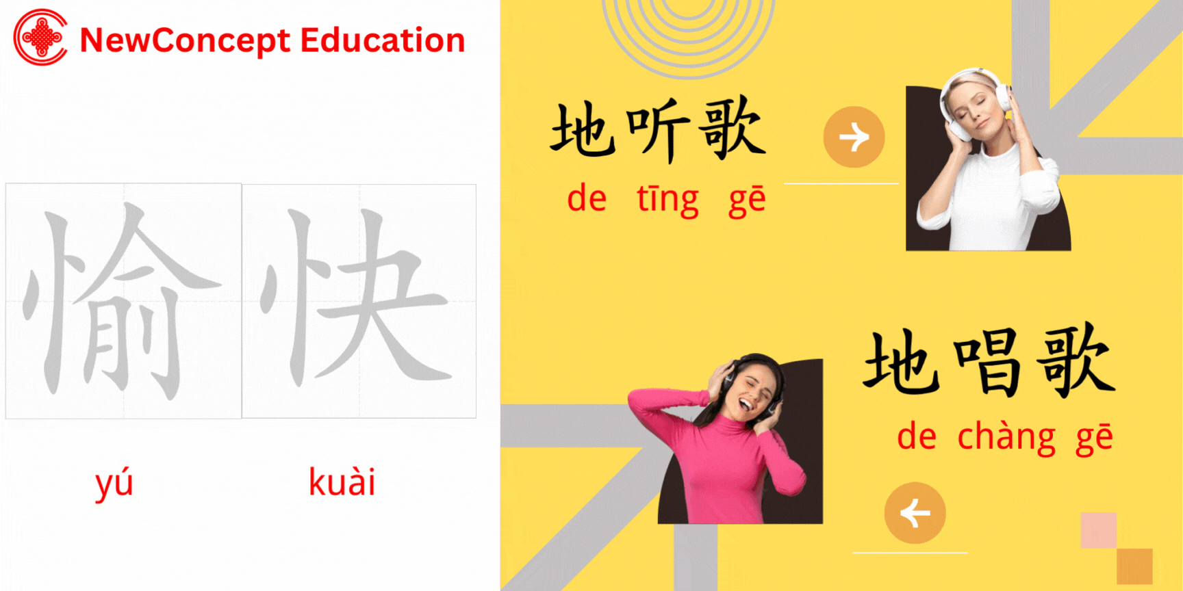 How to write Happy in Chinese characters